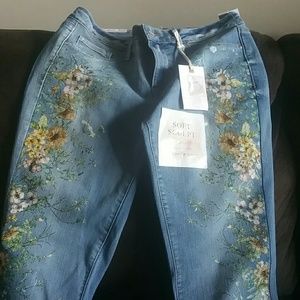 Jessica Simpson Super Skinny Womens Blue Jeans